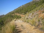 A route on one of the moderate walks in the lower foothills of the Sierras Tejeda, Almijara y Alhama Natural Park.